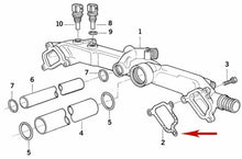 Load image into Gallery viewer, 1993-03 BMW 5 7 8 X5 Z8 Water Accumulator Gaskets Rear of Engine Set 2 1 731 833
