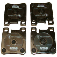 Load image into Gallery viewer, 1992-04 Mercedes C CL CLK E S SL SLK Rear Brake Pad OEM Compound with Shims

