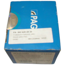 Load image into Gallery viewer, 1992-04 Mercedes C CL CLK E S SL SLK Rear Brake Pad OEM Compound with Shims
