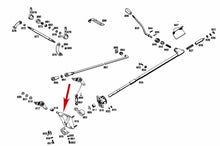 Load image into Gallery viewer, 1968-73 Mercedes 280 300 A/T Steering Column Shifter Bearing Bracket on Firewall
