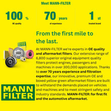 Load image into Gallery viewer, 1961-67 Mercedes 190Dc 200D Diesel OEM MANN Engine Oil Filter Kit 000 180 01 09
