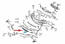 Load image into Gallery viewer, 2001-06 Mercedes W220 S 430 500 55 AMG Front Bumper Center Grille 220 885 00 23
