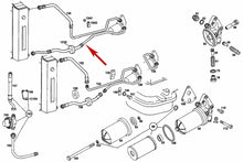 Load image into Gallery viewer, 1967-72 Mercedes 230 250 250/C Lower Engine Oil Cooler Hose &amp; Pipe OEM Cohline
