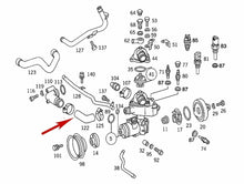 Load image into Gallery viewer, 92-99 Mercedes 280 300 320 C36 Cylinder Head to Water Pump Hose 104 203 04 82
