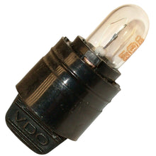 Load image into Gallery viewer, 1966-95 Mercedes Instrument 3W Glass Base Bulb &amp;  Holder 000 545 40 19 OEM VDO
