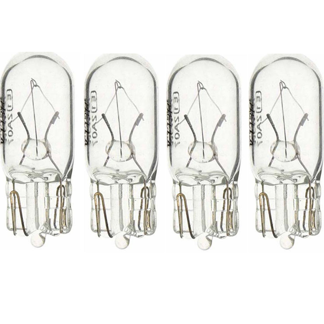 4 X 1966-07 Audi BMW Mini Porsche Saab Volvo VW 3W Glass Base Bulb OEM Germany