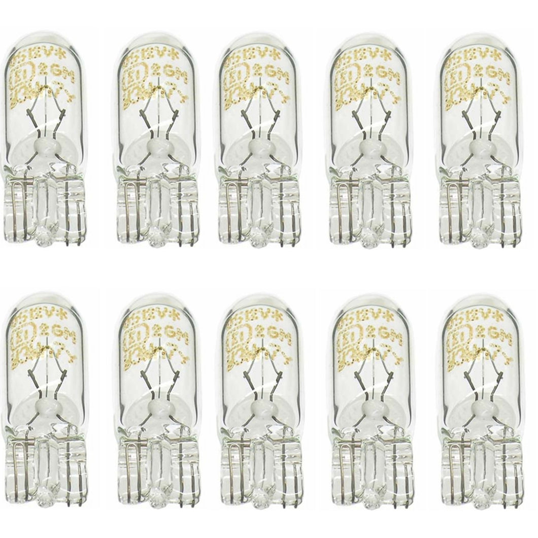 10 X 1966-07 Audi BMW Mini Porsche Saab Volvo VW 3W Glass Base Bulb OEM Germany