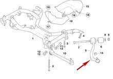 Load image into Gallery viewer, 1995-01 BMW 740i 740iL 750iL Front Left Rearward Control Arm Strut Meyle HD

