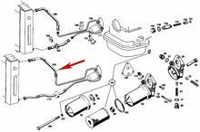 Load image into Gallery viewer, Upper Engine Oil Cooler Hose &amp; Pipe 1967-72 Mercedes 230 250 250/C OEM Cohline

