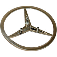 Load image into Gallery viewer, 1986-89 Mercedes R107 560SL Trunk Emblem with Grommets New OE NLA 107 758 04 58
