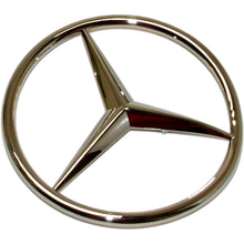 Load image into Gallery viewer, 1986-89 Mercedes R107 560SL Trunk Emblem with Grommets New OE NLA 107 758 04 58
