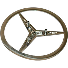 Load image into Gallery viewer, 1986-89 Mercedes R107 560SL Trunk Emblem with Grommets New OE NLA 107 758 04 58
