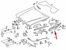 Load image into Gallery viewer, 1983-93 Mercedes W201 190E 2.3 2.6 2.3-16V 190D 2.2 2.5 Turbo Left Hood Hinge
