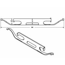 Load image into Gallery viewer, 1995-01 BMW 740iLP 750iL 750iLP Front Brake Caliper Pad Spring Clips OEM Ate
