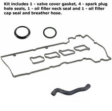 Load image into Gallery viewer, 2003-05 Mercedes C 230 Complete Valve Cover Gasket Seal Kit with Breather Hose
