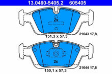 Load image into Gallery viewer, 1992-08 BMW 318 323 325 328 Z3 Z4 Front Brake Pad Set OEM Ate 34 11 6 864 060
