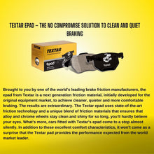 Load image into Gallery viewer, Front Ceramic Brake Pads for Mercedes Textar Premium Quiet Low Dust Factory Stop

