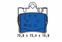 Load image into Gallery viewer, Rear Brake Pads for Mercedes OEM Pagid Premium Quiet Low Dust OE Factory Quality
