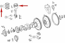 Load image into Gallery viewer, Genuine Mercedes Std Piston Set &amp; Sleeves for 1968-73 Mercedes 220D &amp; Euro OM615
