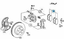 Load image into Gallery viewer, OEM Textar Made in Germany Ceramic Front Brake Pads 2001-07 Mercedes C230 C240
