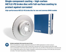 Load image into Gallery viewer, Premium Meyle Coated Rear Brake Disc 1998-10 Mercedes C CLK E SLK 210 423 08 12

