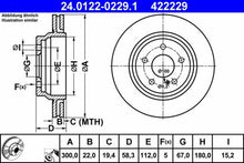 Load image into Gallery viewer, Premium Ate Rear Brake Rotors 2003 Mercedes SL500 2012-13 S350 Made in Germany
