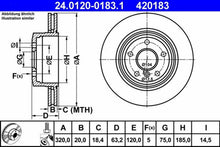 Load image into Gallery viewer, Pair Rear Brake Discs Rotors German Ate 2004-10 BMW E60 525i 528i 530i 6 864 061
