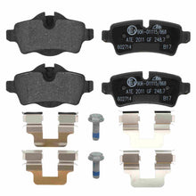 Load image into Gallery viewer, Rear Brake Pads 2007-15 Mini Cooper Premium Ate OEM Compound &amp; Clips 6 778 327
