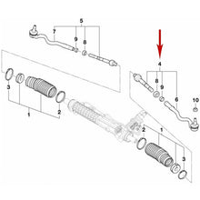 Load image into Gallery viewer, Left Steering Tie Rod 1999-08 BMW 323 325 328 330 Ci i Z4 German Febi Bilstein
