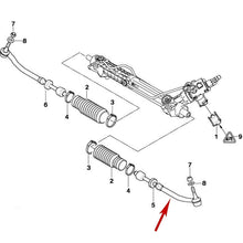 Load image into Gallery viewer, Left Steering Tie Rod 1997-00 BMW 525i 528i 530i OEM Lemfoerder 32 11 1 094 673
