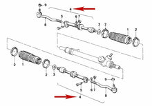 Load image into Gallery viewer, Left Right Steering Tie Rod Assembly 1985-92 BMW E30 318 i is 325 e es 126 360
