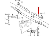 Load image into Gallery viewer, Left Steering Tie Rod 1995-01 BMW E38 740i 740iL 750iL Premium OE Quality Meyle
