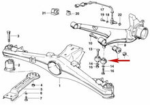Load image into Gallery viewer, Rear Suspension Trailing Arm Support Bushing Pitman Arm 1983-95 BMW 5 6 7 Series
