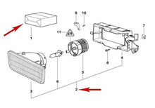 Load image into Gallery viewer, Left Fog Light Assembly 1992-99 BMW E36 318i 323i 325i 328i M3 63 17 8 357 389
