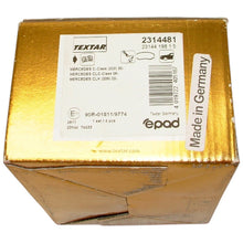 Load image into Gallery viewer, OEM Textar Made in Germany Ceramic Front Brake Pads 2001-07 Mercedes C230 C240
