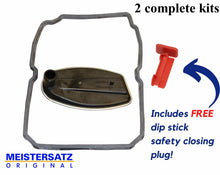 Load image into Gallery viewer, 2 X Transmission Filter Kits 1996-18 Mercedes Dodge Sprinter with Locking Cap
