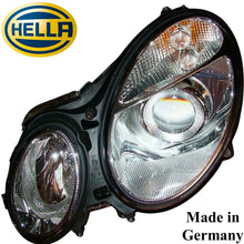 Load image into Gallery viewer, Left Headlight Assembly 2002-06 Mercedes W211 E 320 350 500 55 AMG Germany Hella
