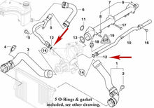 Load image into Gallery viewer, German Laso OEM Equivalent Water Pump O-Rings &amp; Gasket 2001-06 BMW M3 7 838 118
