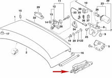 Load image into Gallery viewer, Left Trunk Hinge Assembly 1997-03 BMW E39 525i 528i 530i 540i M5 Genuine BMW

