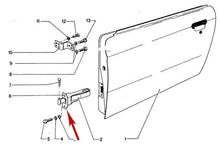 Load image into Gallery viewer, Left Right Door Brake Check Strap Stop 1968-74 BMW E3 2800CS 3.0CS
