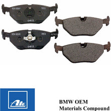 Load image into Gallery viewer, Rear Brake Pad OEM Compound 1990-94 BMW 740iL 1994-95 540i Ate 603803 1 160 198
