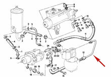 Load image into Gallery viewer, High Pressure Power Steering Hose German OEM 1979-86 BMW 733i 735i 1 124 713
