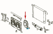 Load image into Gallery viewer, Engine Radiator Electric Fan 1992-02 Mercedes 300 320 350 400 420 500 600 Meyle
