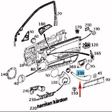 Load image into Gallery viewer, New Right Front Door Grab Bar Handle 2002-05 Mercedes C230 C320 203 810 20 51
