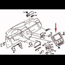 Load image into Gallery viewer, New Center Console Gauge Trim Cover Metallic Look 1998-99 Mercedes ML320 ML430
