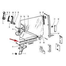 Load image into Gallery viewer, Door Window to Lifting Rail Rubber Seal 1967-76 BMW 1600 1800 2000 2002 OE BMW
