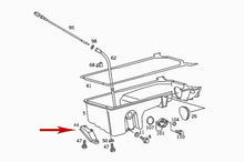 Load image into Gallery viewer, Engine Oil Pan Front Bracket 1989-93 Mercedes 190E 2.3 1986-87 190E2.3-16V OE MB
