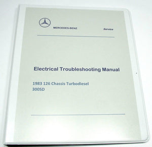Wiring Harness Repair ETM Electrical Troubleshooting Manual 1983 Mercedes 300SD