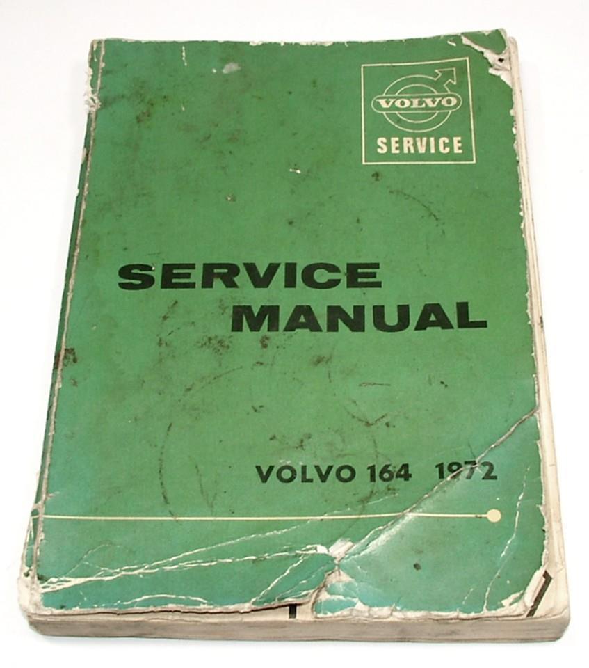 Genuine Factory Paper Repair Service Workshop Manual 1972 Volvo 164 TP 10736/1