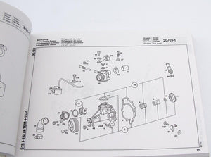 New Original Small Parts Picture Book 1992-95 Mercedes 124 300 D E TE 400 500 E